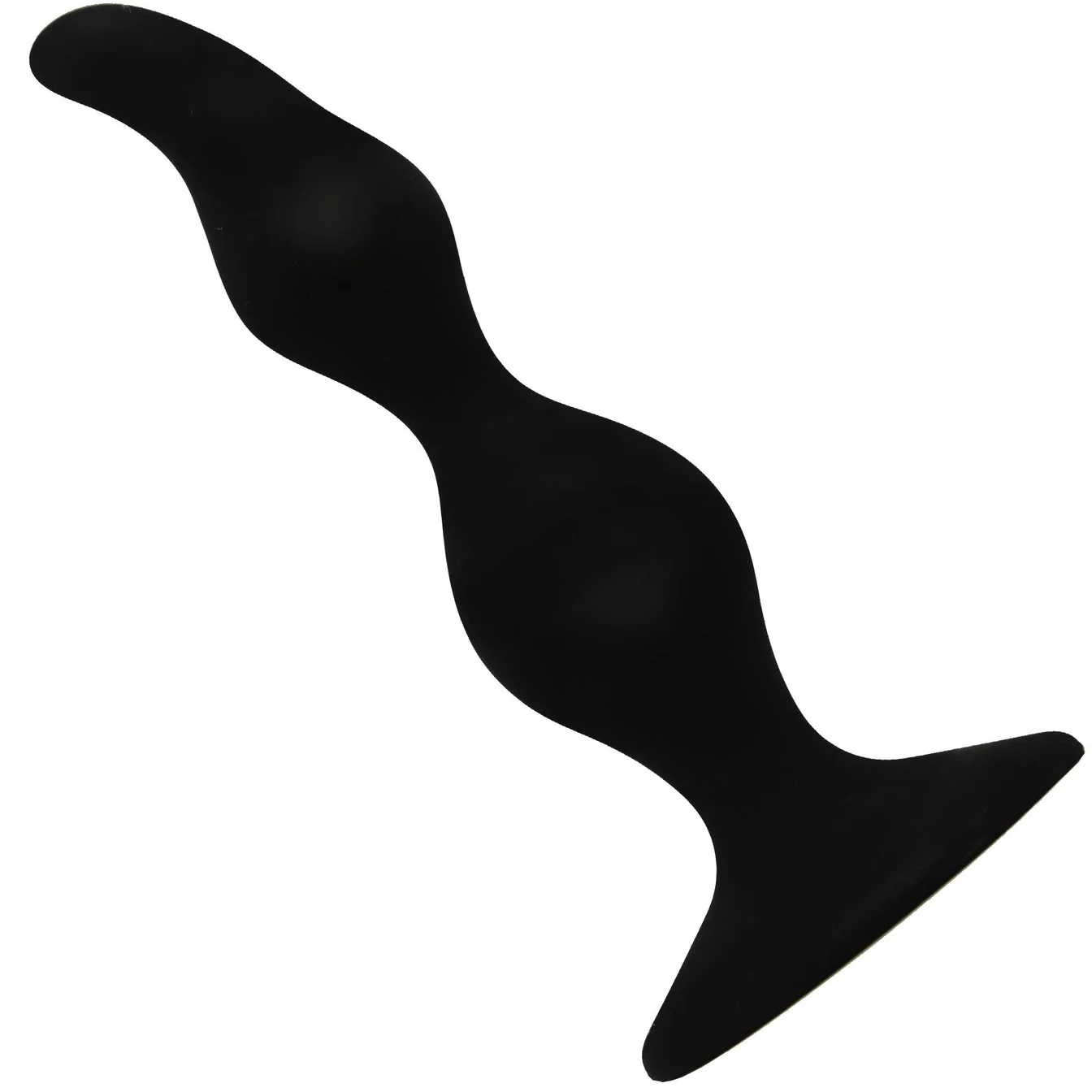 Silicone Anal Plug for First-Timers with Tapered Bead Shape