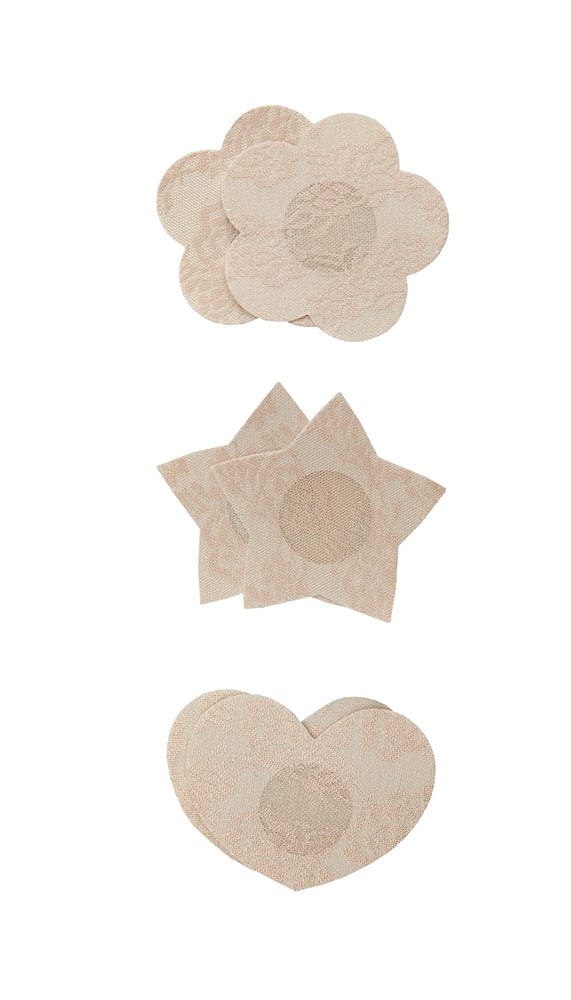 Seamless Lace Nipple Pasties in Star, Heart and Floral Shapes