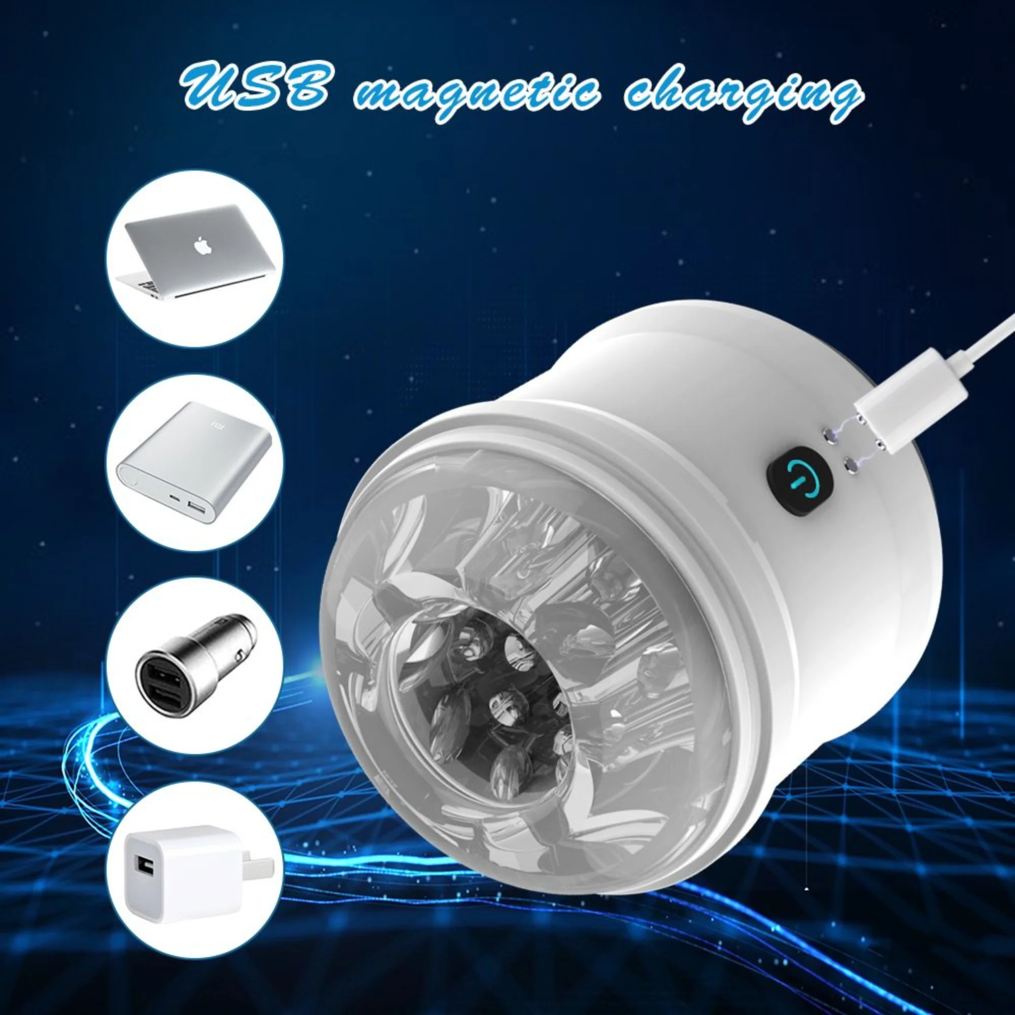 Open-Ended Vibrating Male Masturbator with Nubby Jelly Sleeve