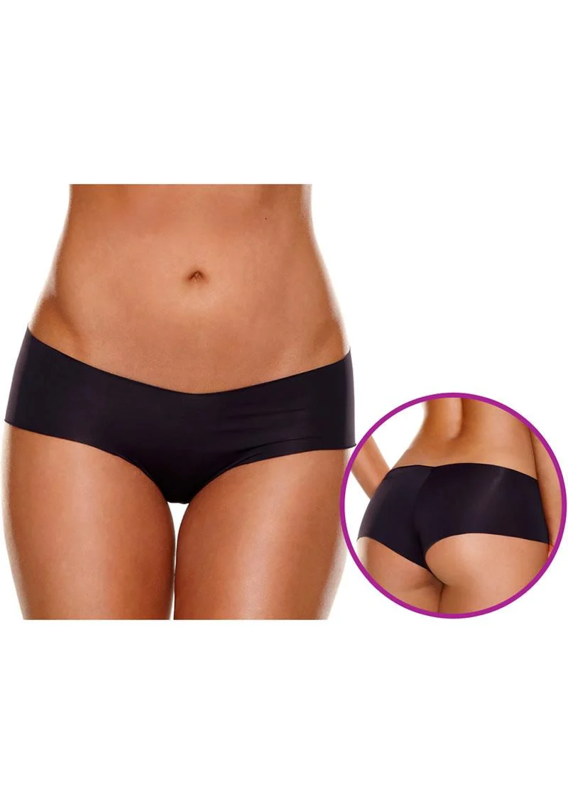 Invisible Booty Short in Nylon Spandex Microfiber for Smooth Looks