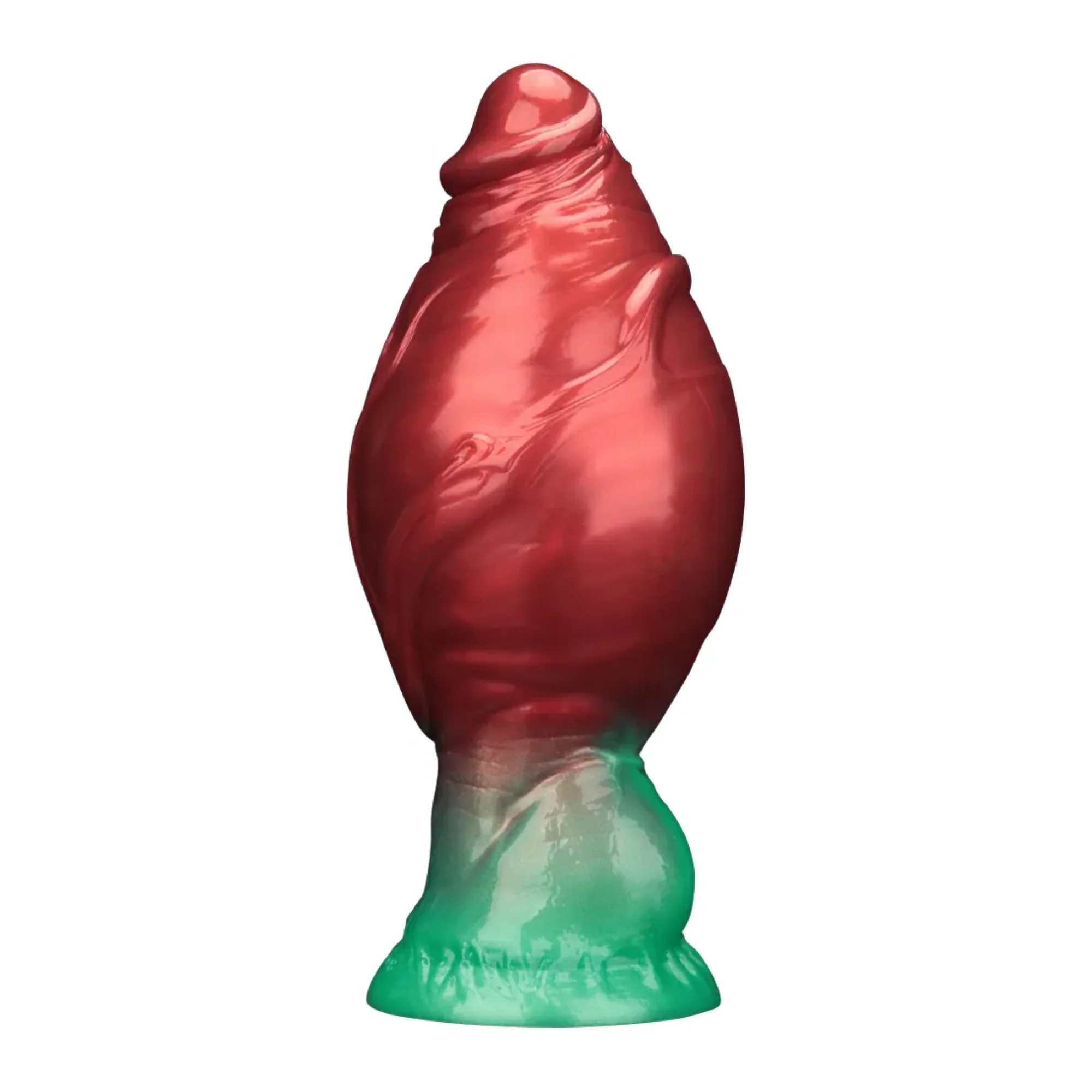 Inflatable Fantasy Dildo with Squeeze Pump for Stretching and Gaping