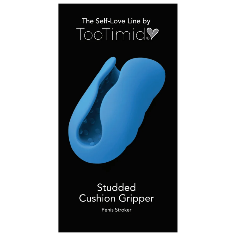 Studded Penis Gripper Stroker for Hand Job and Blow Job Play
