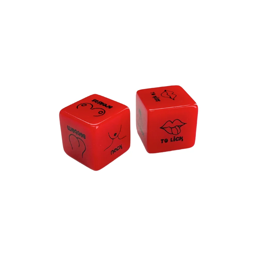 Kinky Foreplay Dice Game with Two Dice for Couples