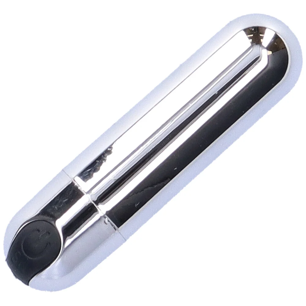Rechargeable Round Tip Multi-Speed Bullet Vibe with 10 Vibration Patterns