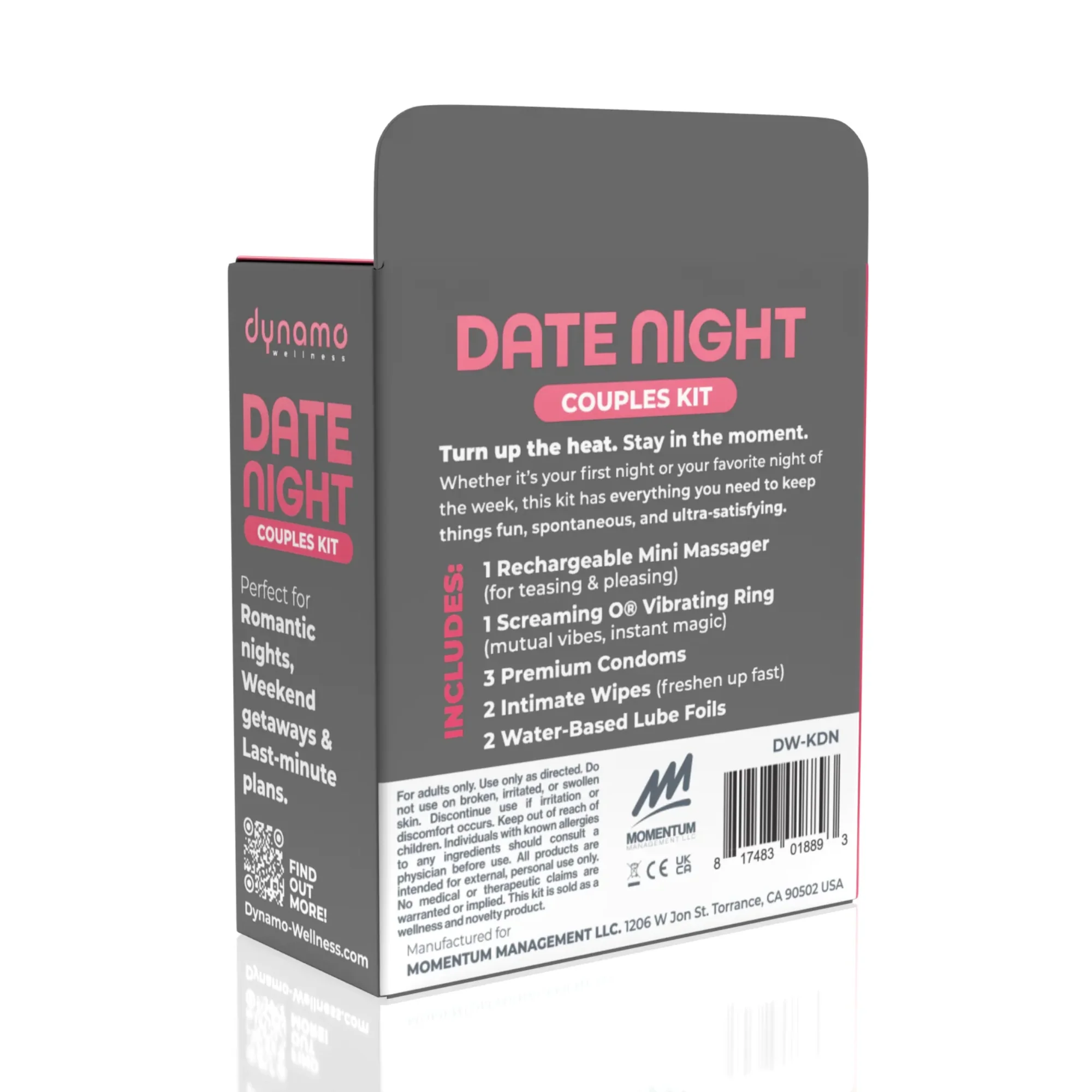 Dynamo Wellness Date Night Couples Kit with Bullet and C-Ring