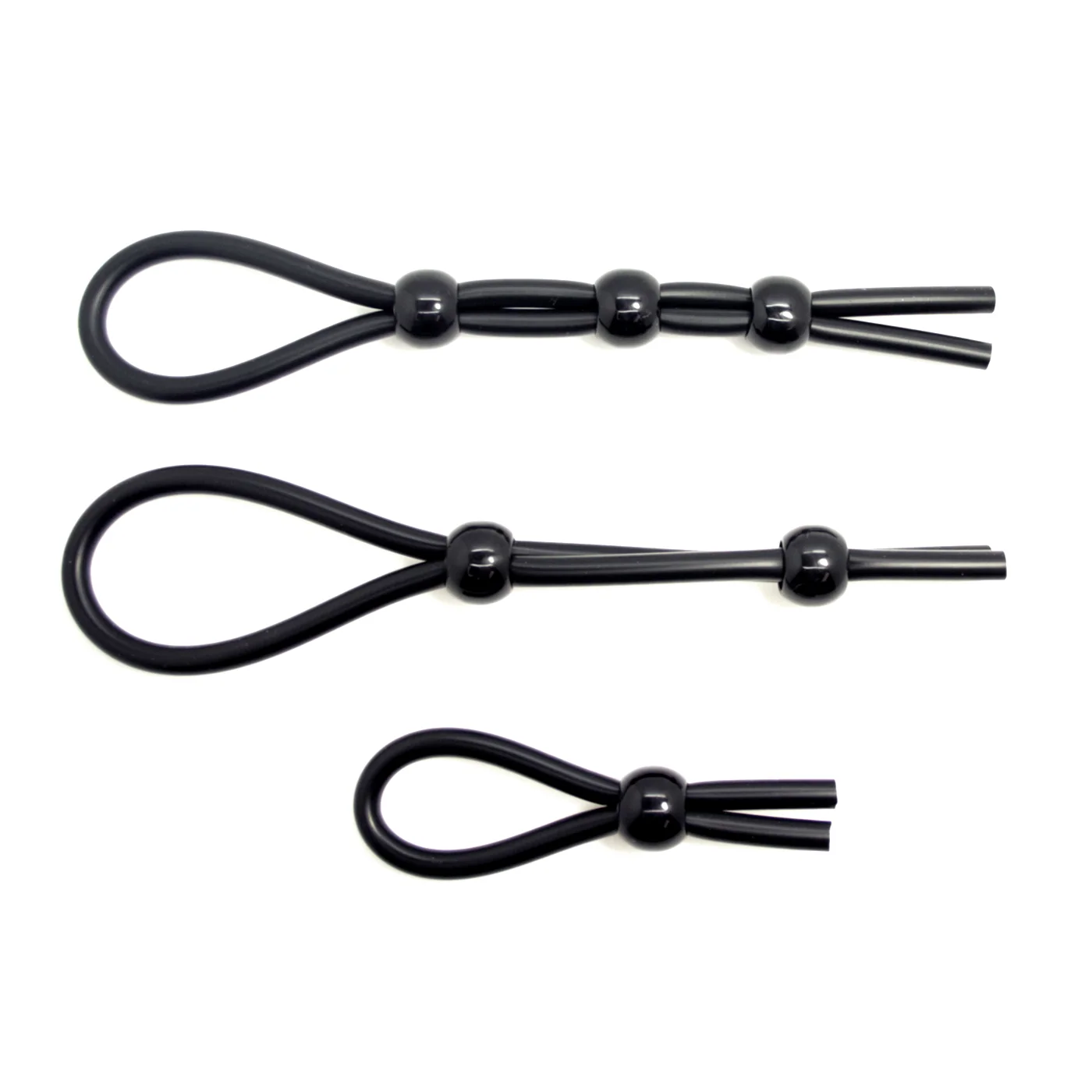 Beaded Lasso Cock Ring in Single, Double and Triple Lasso Options