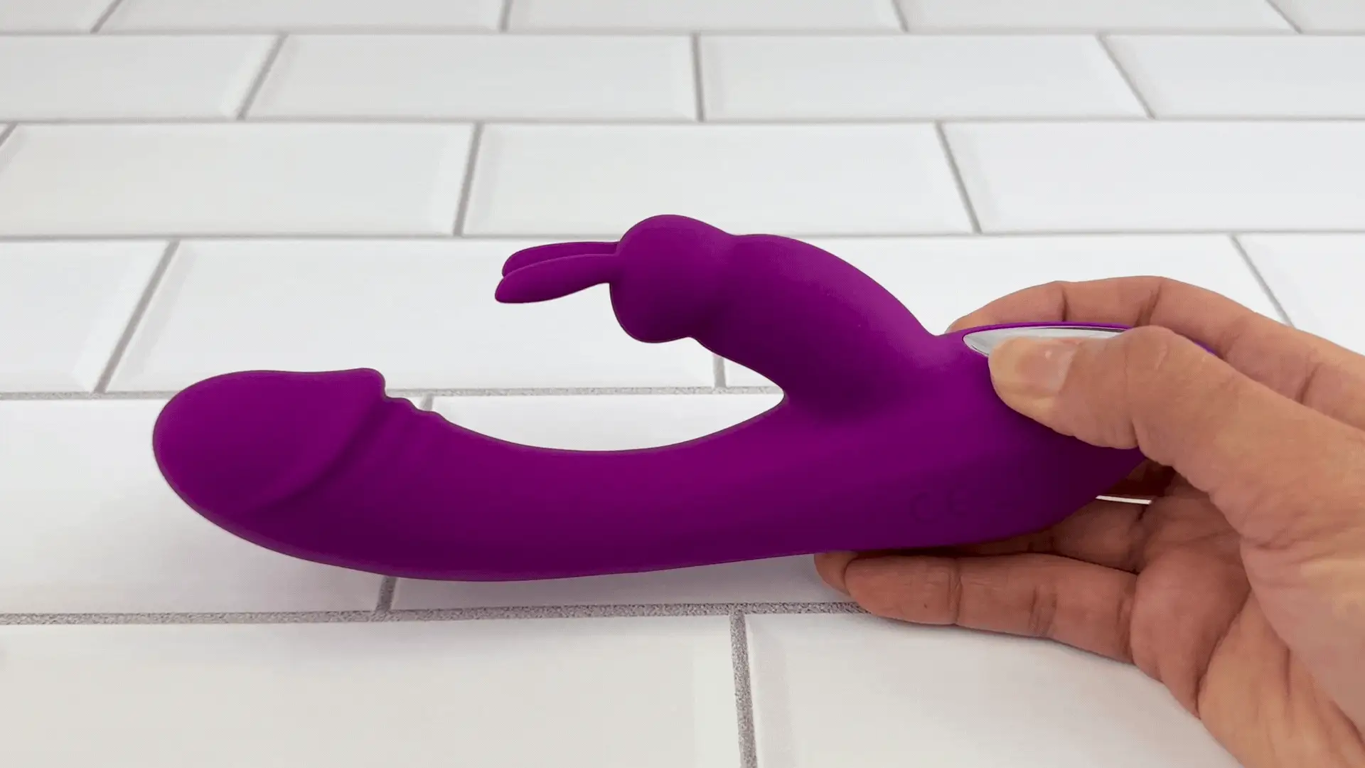 Bunny Boy Silicone Realistic Rabbit Vibrator, Waterproof and Rechargeable