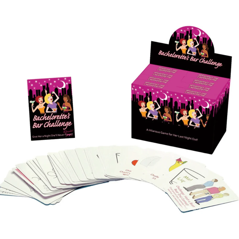 Bachelorettes Bar Challenge Cards 52 Dare Cards for a Night Out