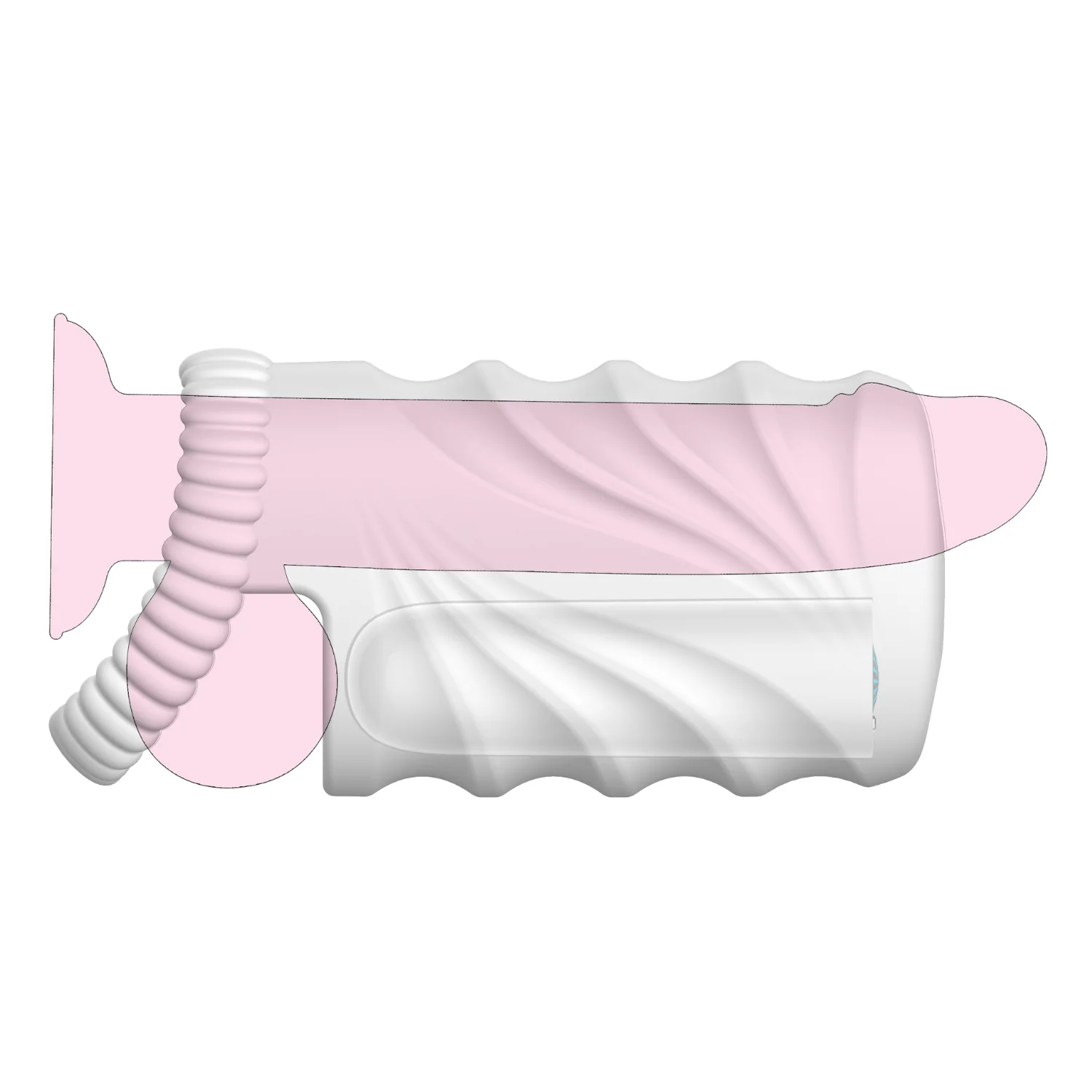 Soft Dual Chamber Bullet Stroker with Removable Vibrating Bullet