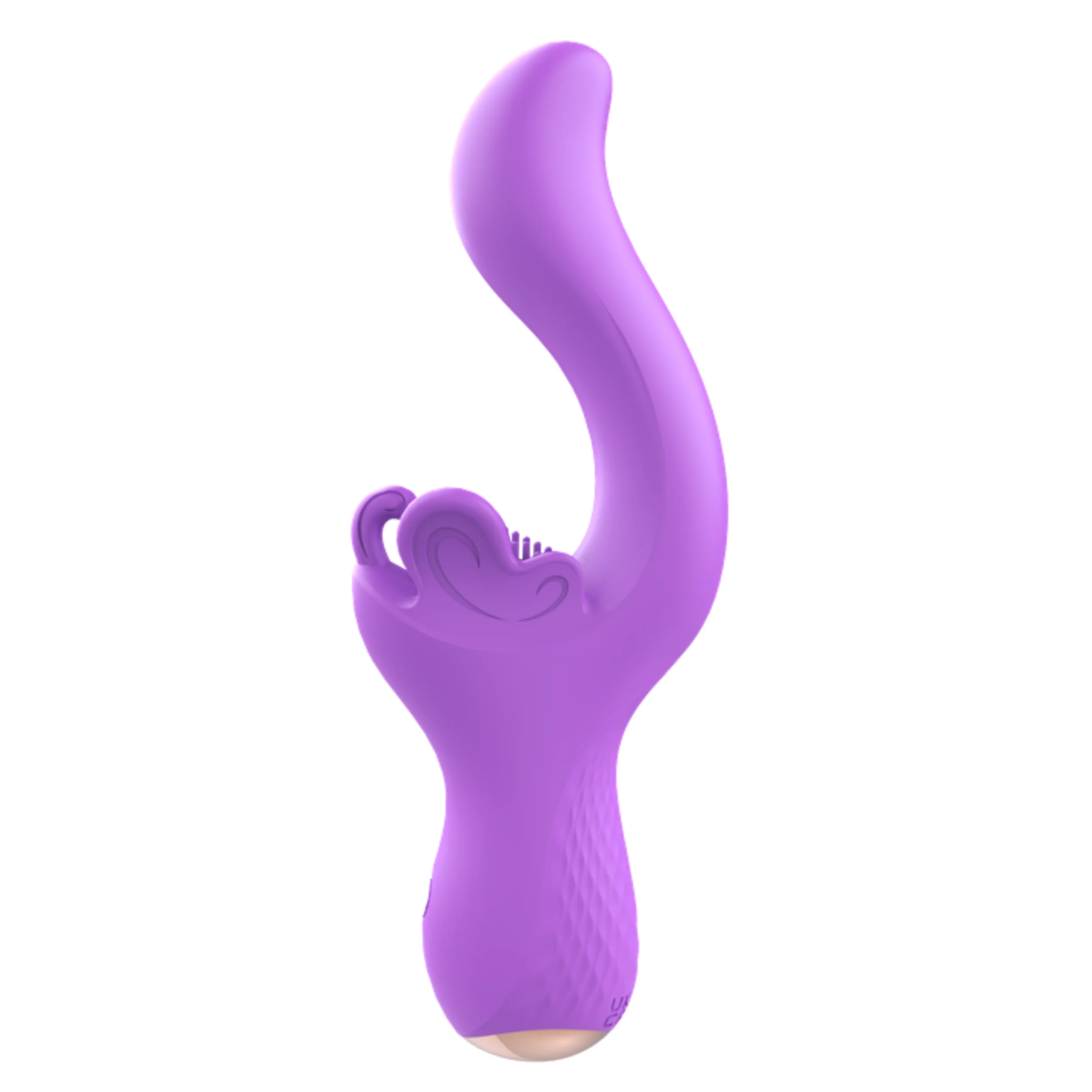 Fluttering Bliss Silicone Dual Action Butterfly Vibrator Waterproof Vibe