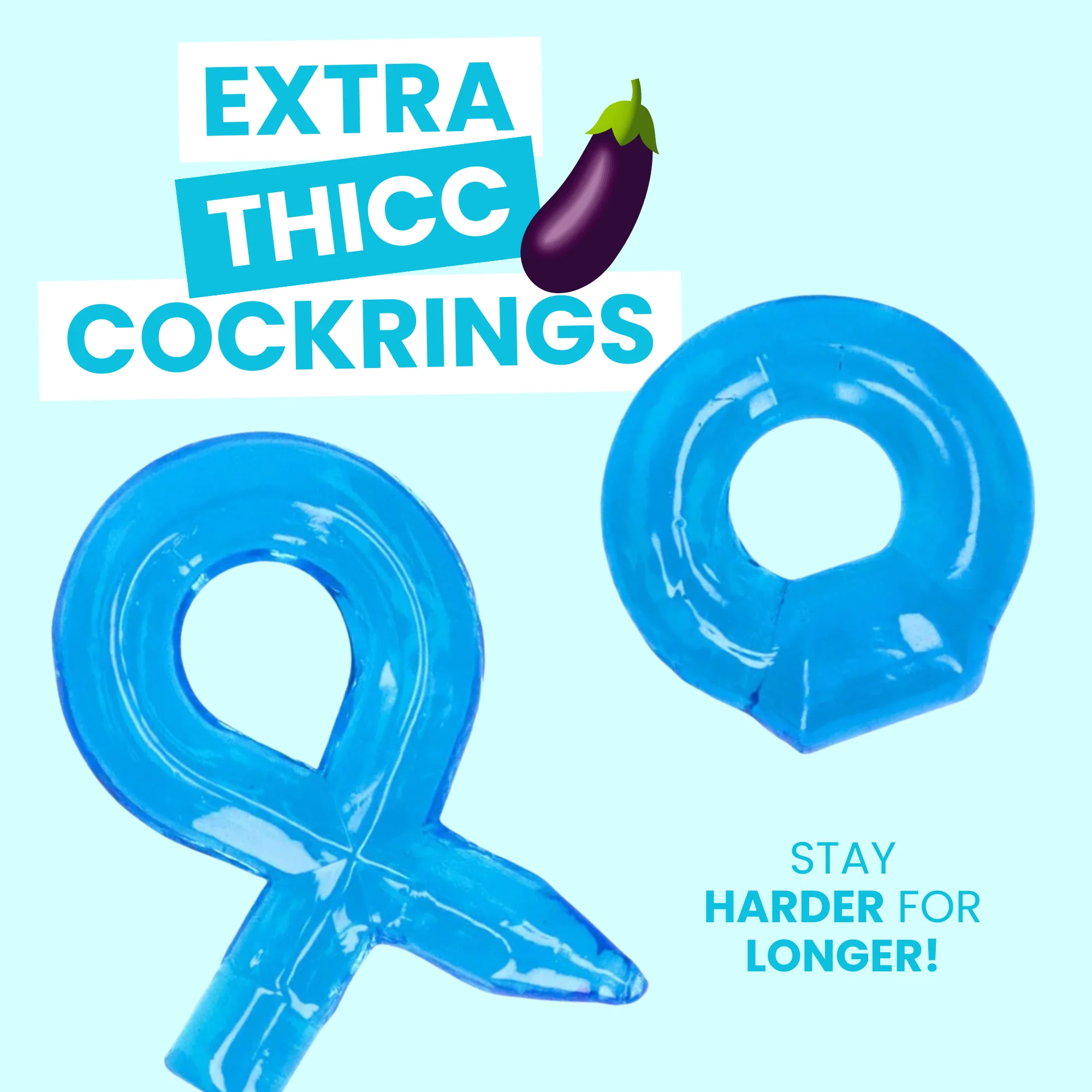Thick Cock Ring Set for Stamina and Couples Play