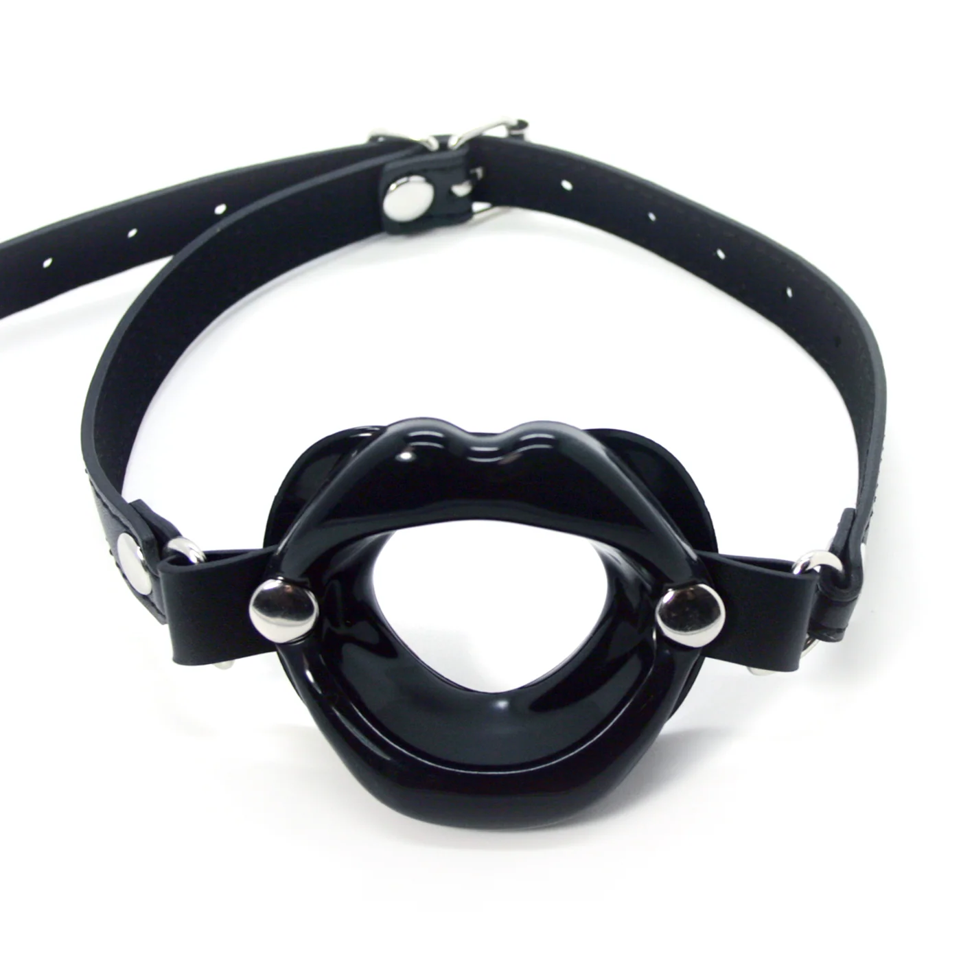 Oral Lips Open Mouth Bondage Gag for Beginners, Soft Silicone Kiss Gag