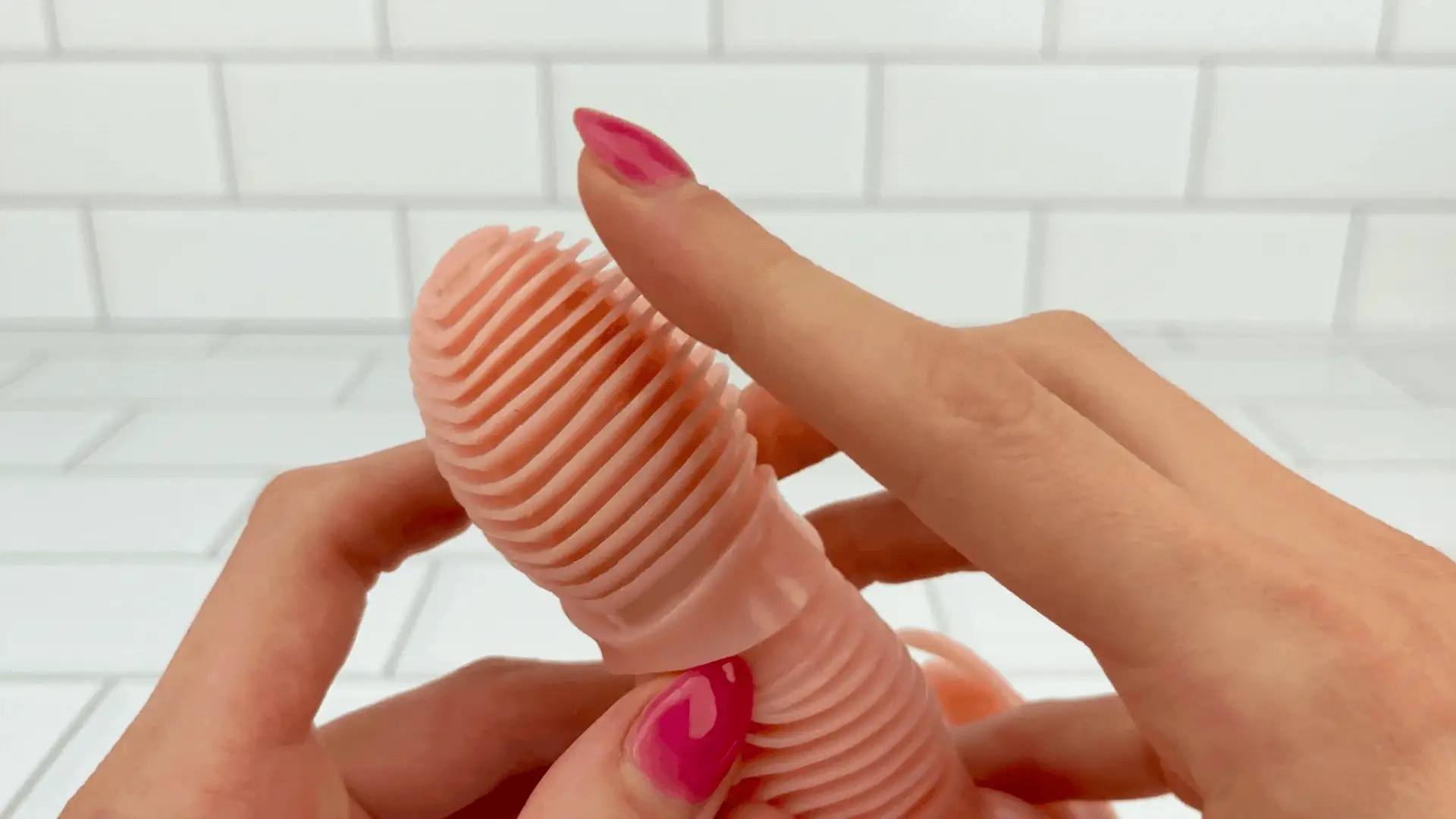 Rippled Triple Stimulating Power Vibrator for Clitoral, G-Spot and Anal Play