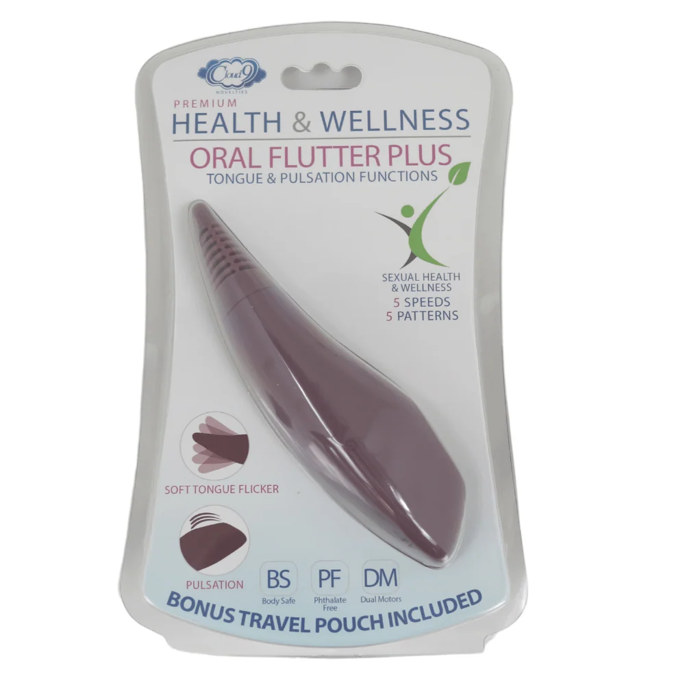 Oral Flutter Plus Stimulator with Flickering Tongue and Pulsation