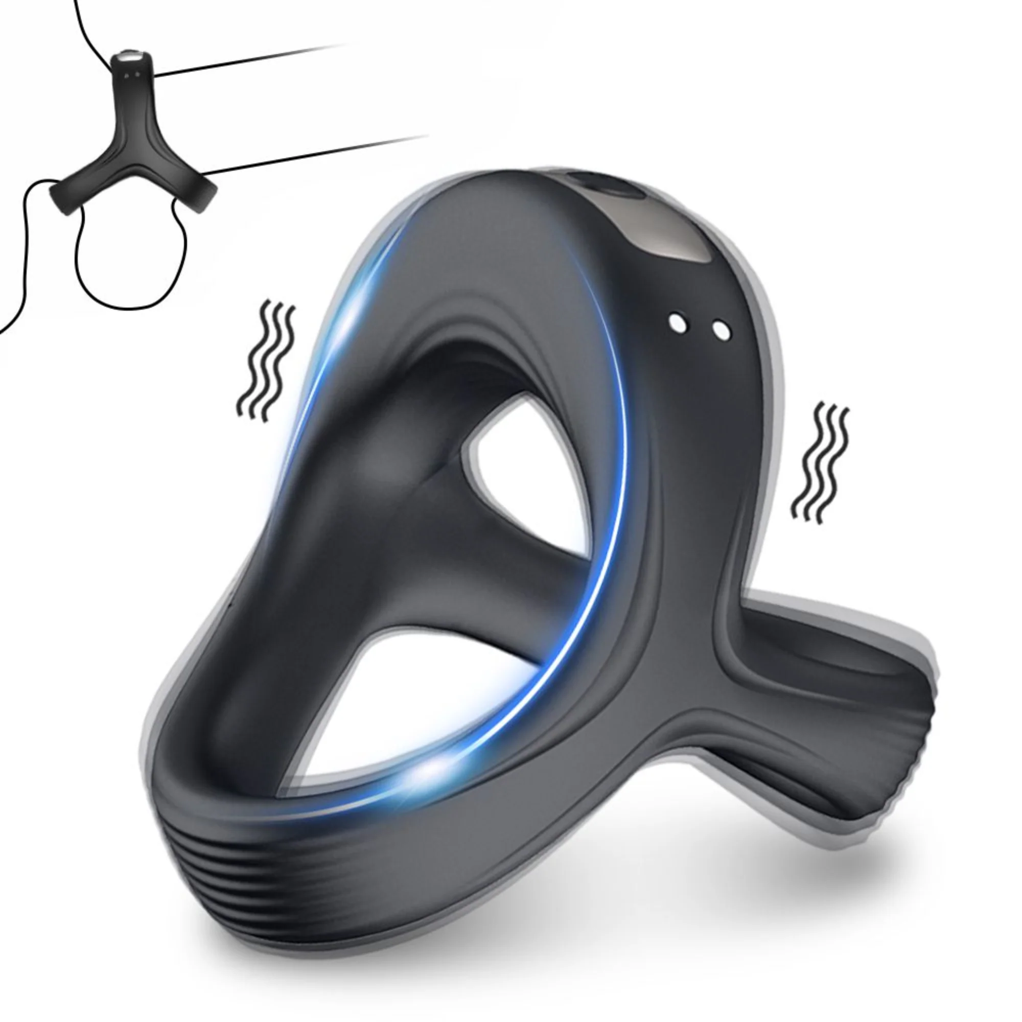 Vibrating Dual Cock Ring - Enhance Your Stamina & Amplify Your 'O's!