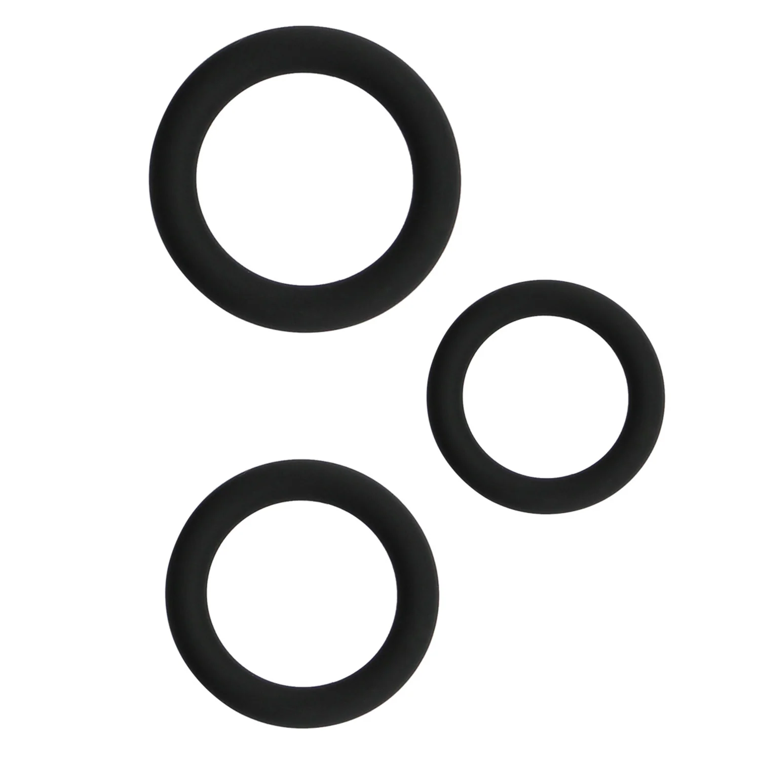 Silicone Thick Erection Stacking Cock Ring Set
