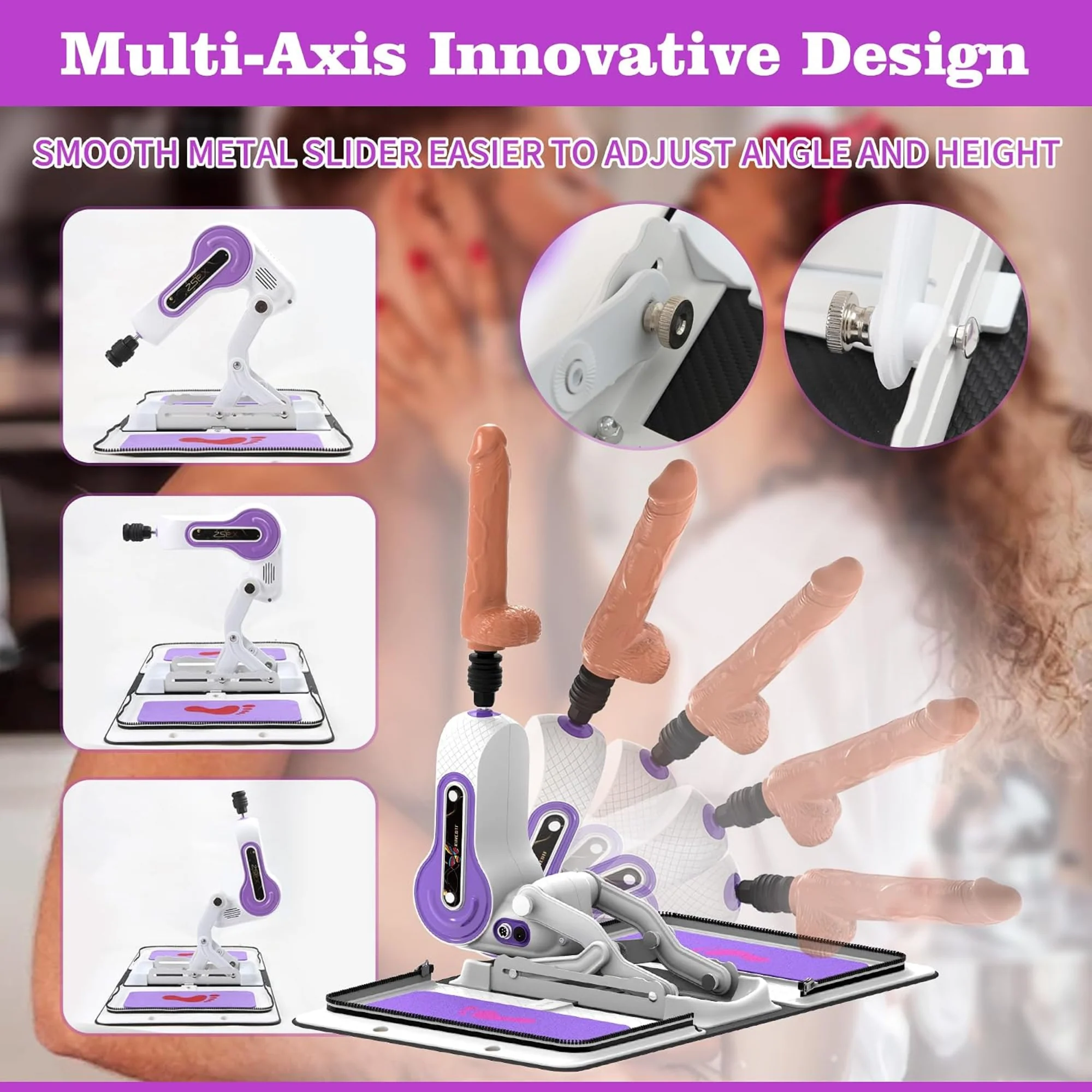 Thrusting Automatic Sex Machine - Lie Back & Experience Deep, Lifelike Thrusting At Your Own Pace!