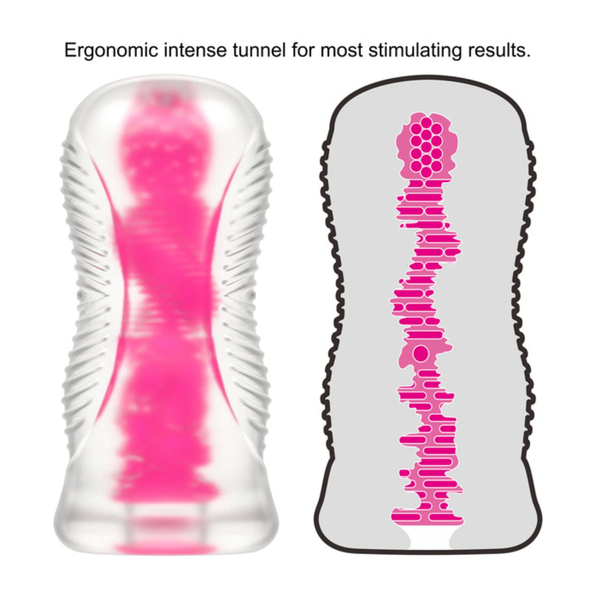 Lumino Play Stroker Glow-in-the-Dark Masturbator for Late-Night Solo Play