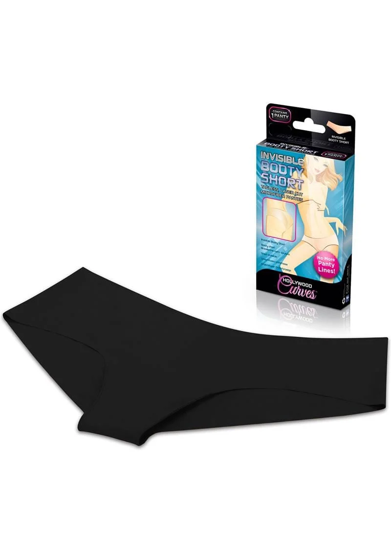 Invisible Booty Short in Nylon Spandex Microfiber for Smooth Looks