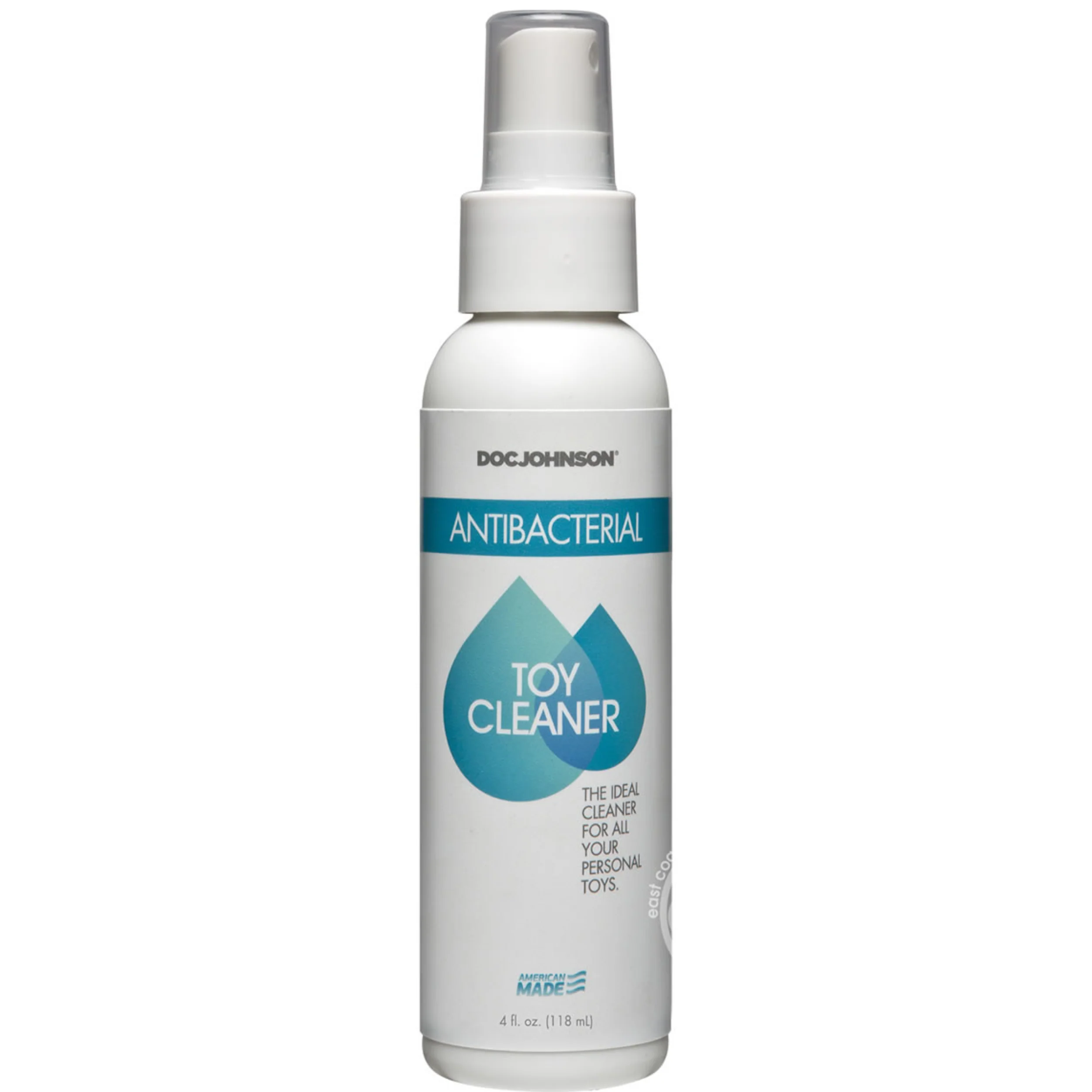 Doc Johnson Antibacterial Toy Cleaner Spray In 4 Ounce Bottle