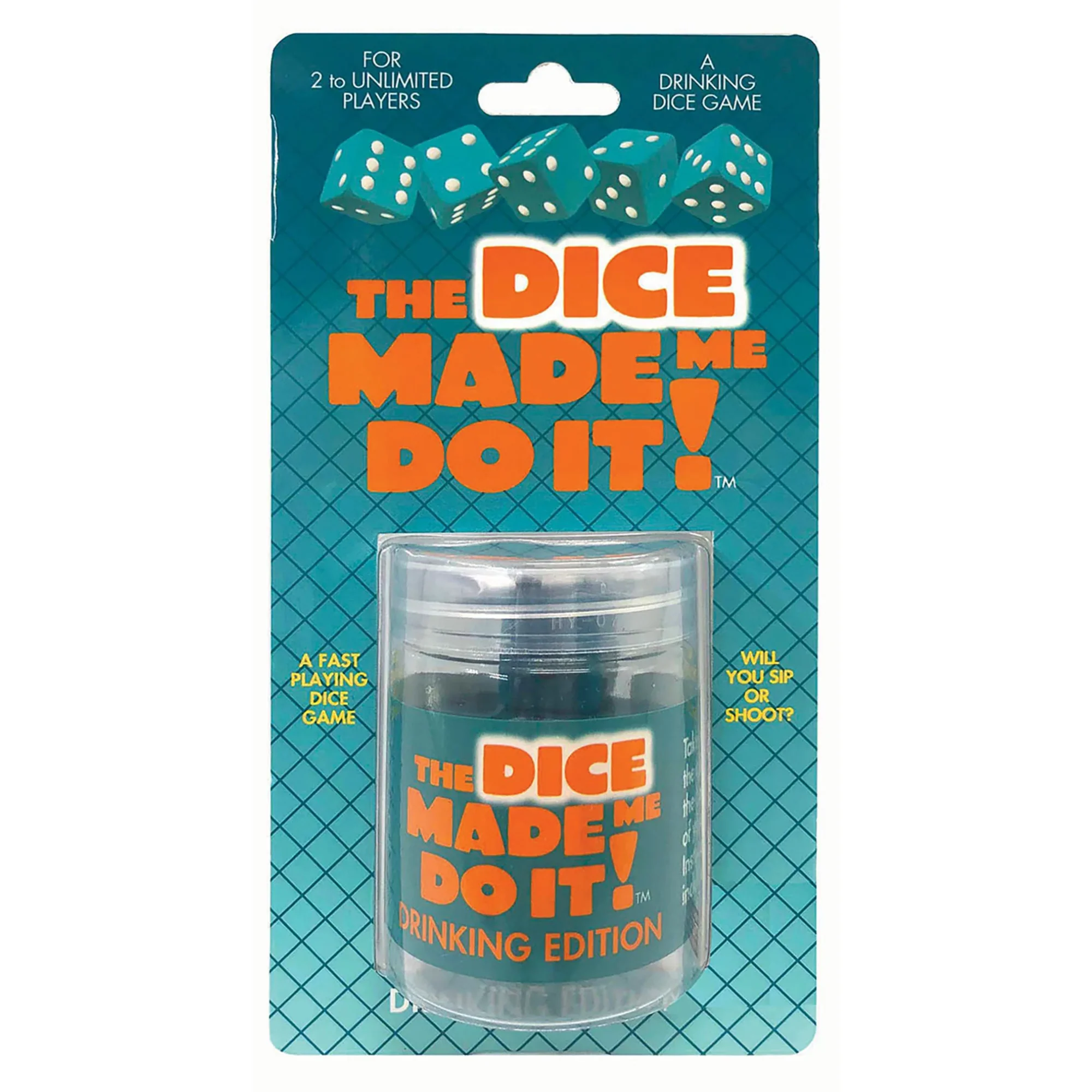 The Dice Made Me Do It Drinking Edition Party Dice Game