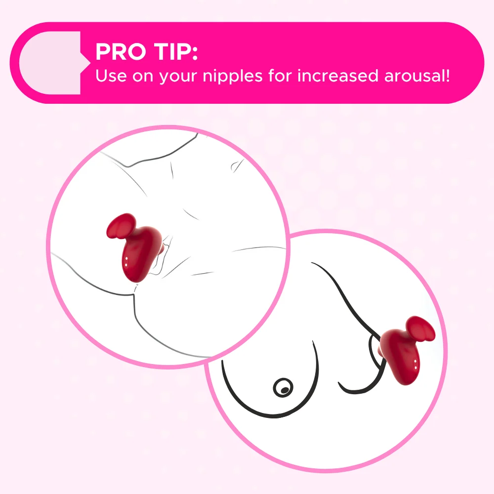 Silicone Pussy Pal Air Pulse Vibrator for Clit Stimulation