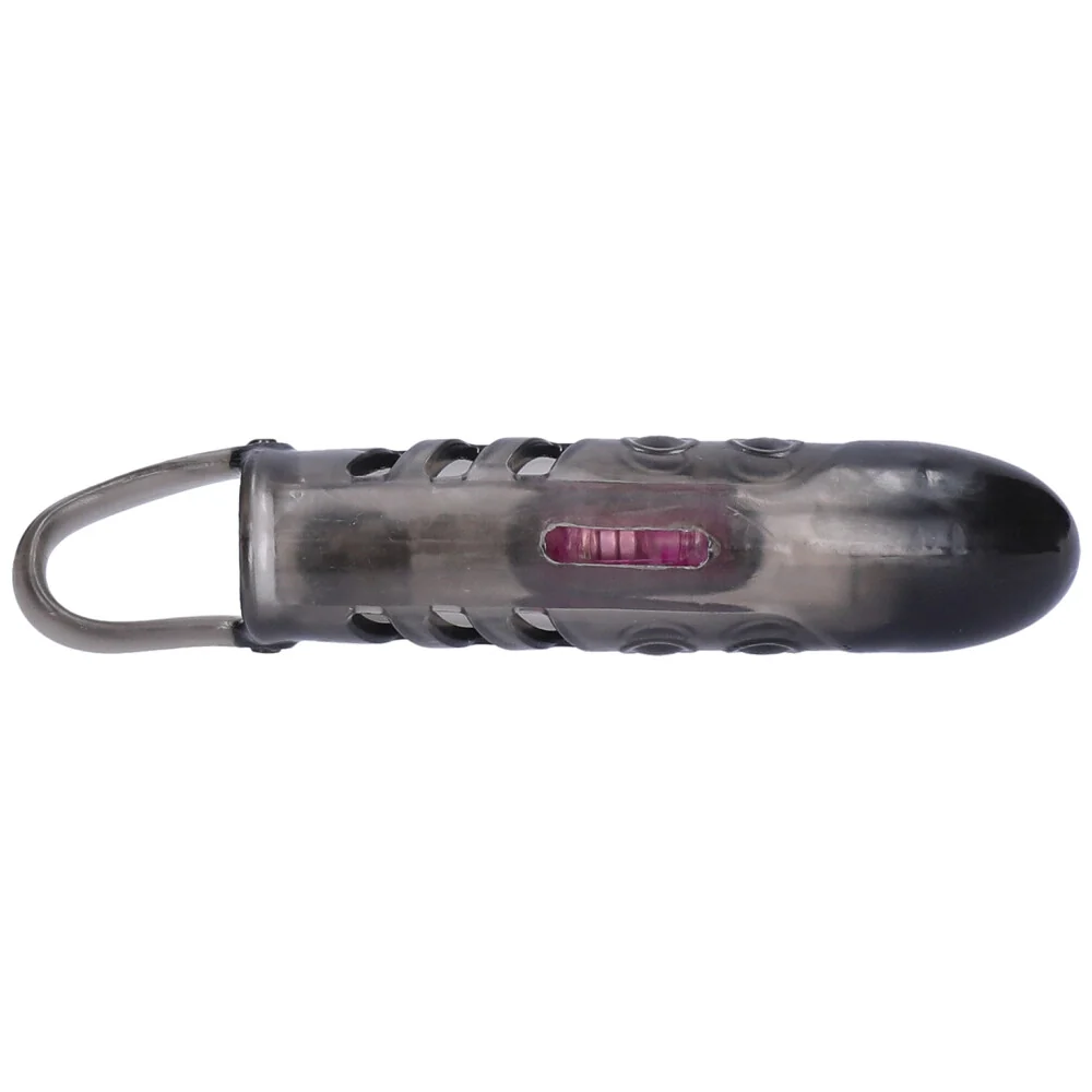 Dual Stimulation Rabbit Penis Extender With 1 Inch Length Boost