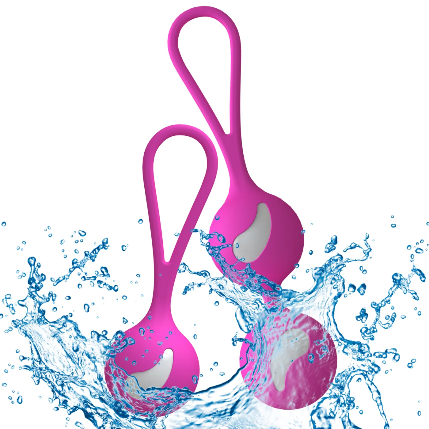 Duotone Silicone Kegel Ball Set with Weighted Exercise Balls