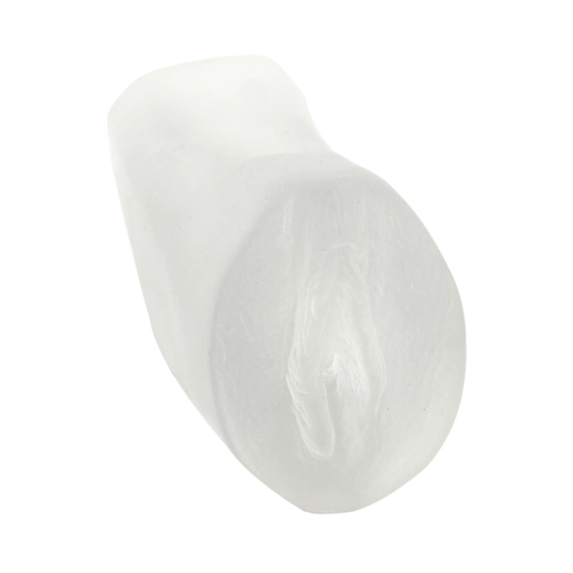 Palm Pal Ultraskyn Masturbator Clear Textured Stroker by Doc Johnson
