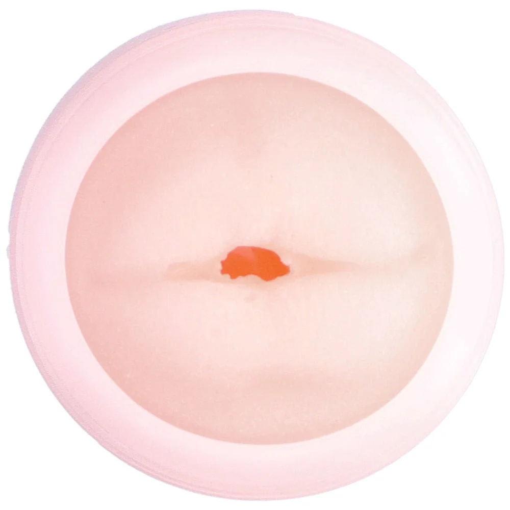 Easy Grip Mouth Stroker in a Discreet Masturbation Cup