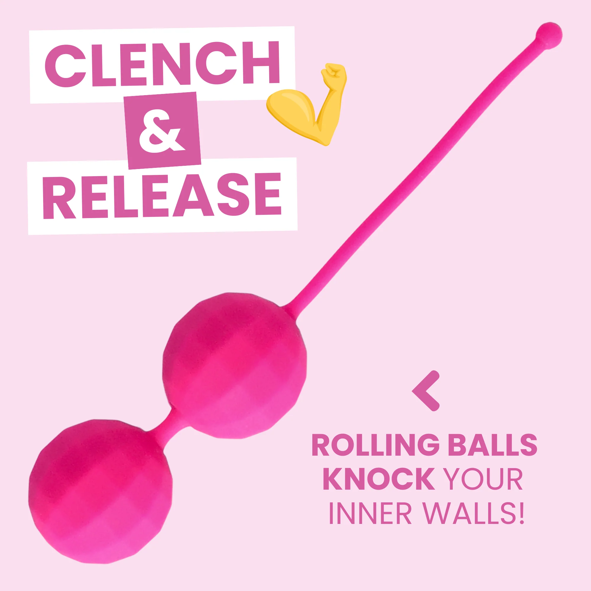 Silicone Dual Kegel Balls for Pelvic Floor Training