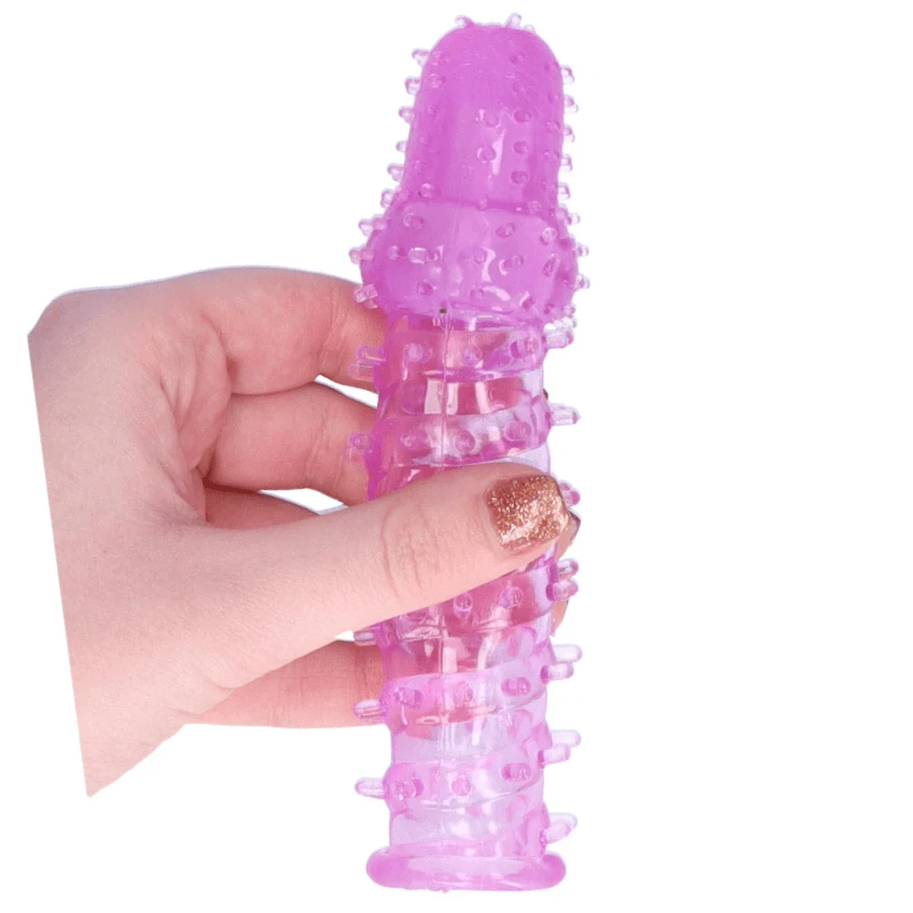 Ribbed Penis Extension Sleeve With Pleasure Nubs