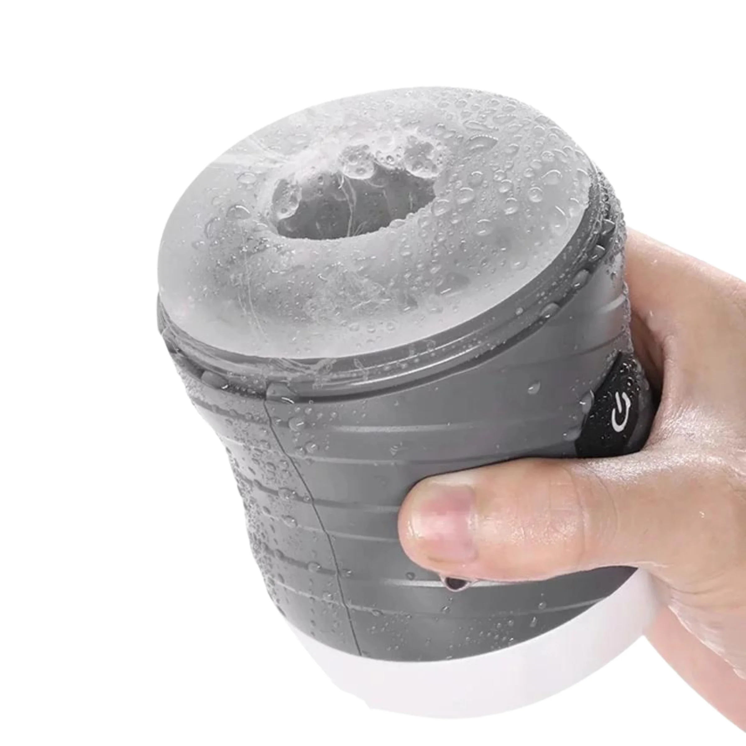 Rechargeable Cock Sucking Masturbation Cup with 7 Vibration Settings