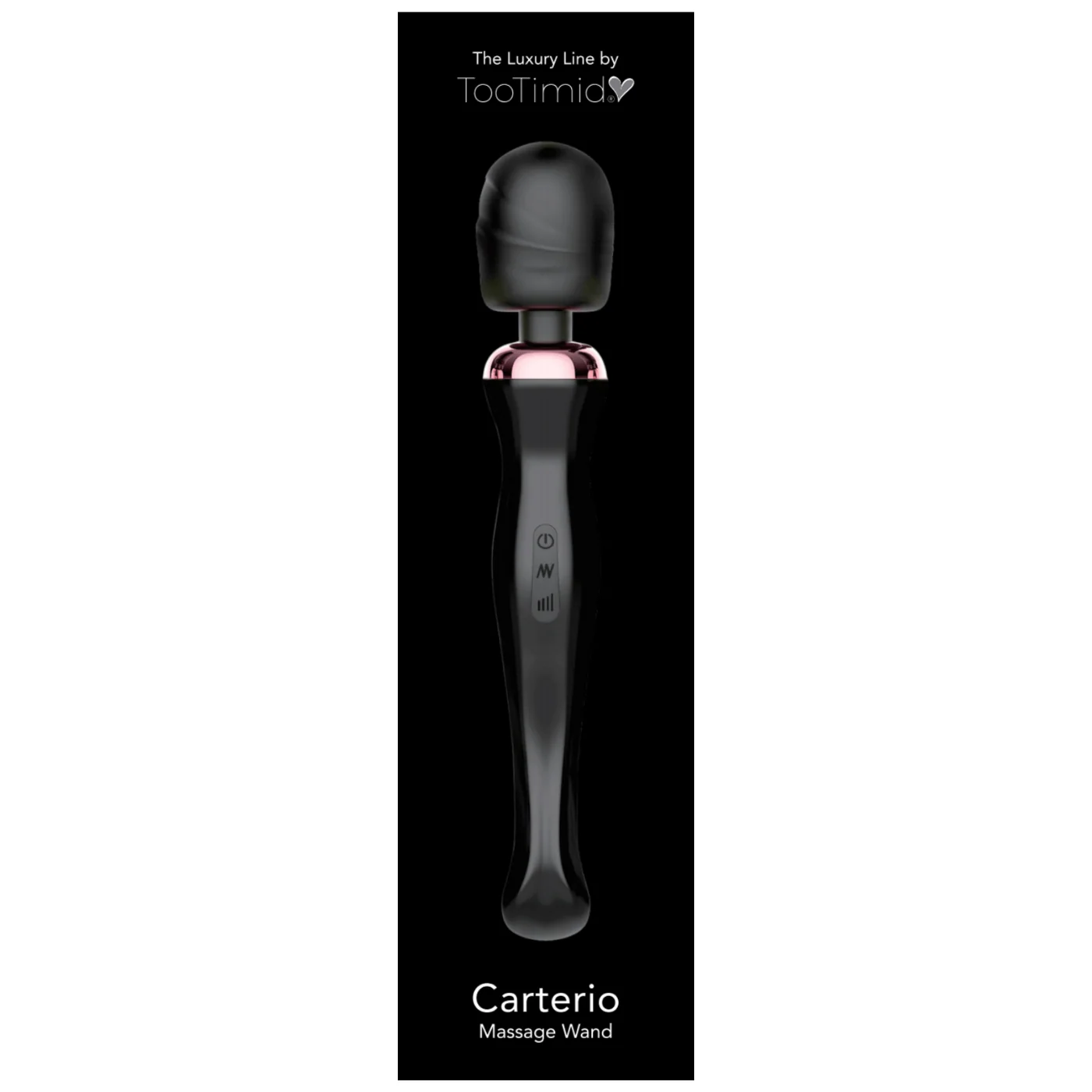 Carterio 充电式按摩棒，用于阴蒂刺激