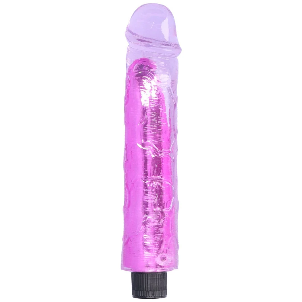 8 Inch Long Deep Penetration Vibrating Dildo for G-Spot Play