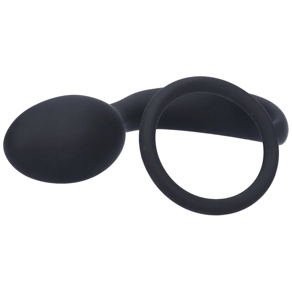 Silicone Prostate Anal Plug and Cock Ring for Beginners