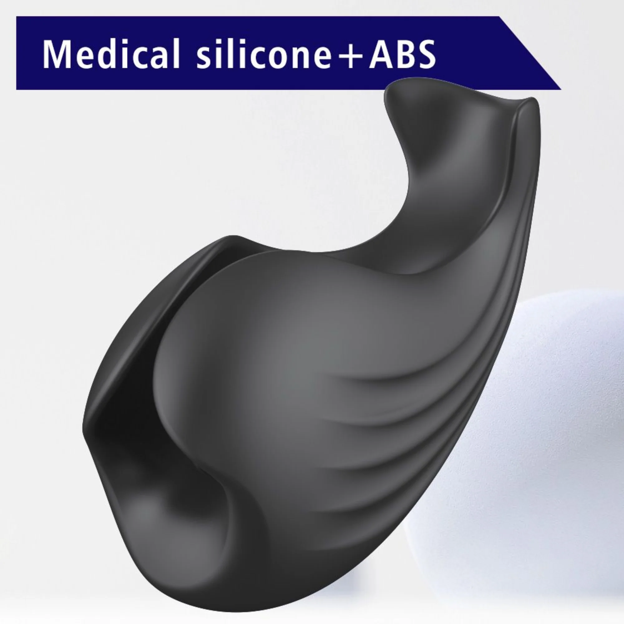 Flexible Silicone Cock Sleeve with Thumping F-Spot Tip