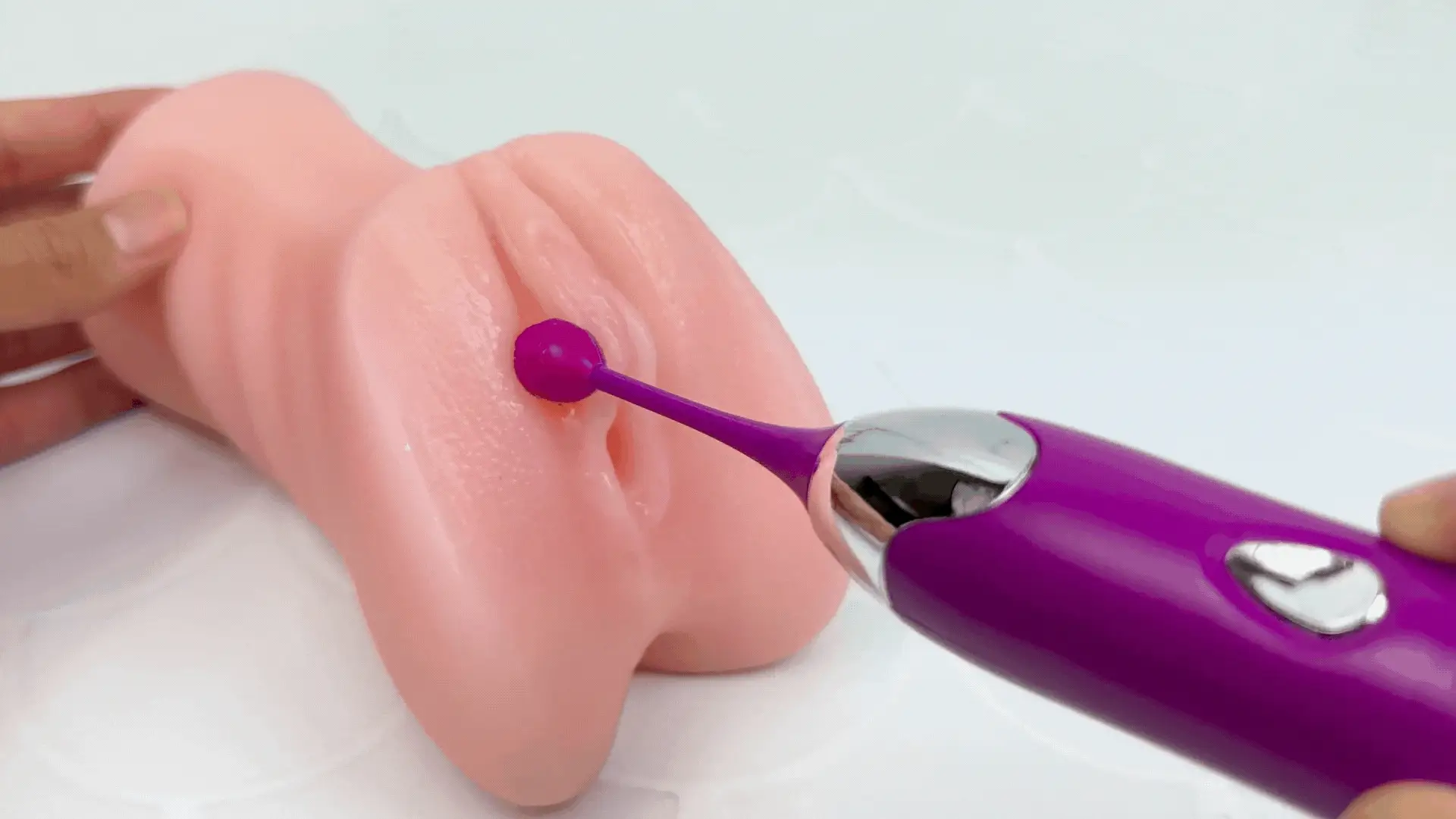 Pinpoint Multi-Use Massager With Two Attachments for Clit and Nipple Play