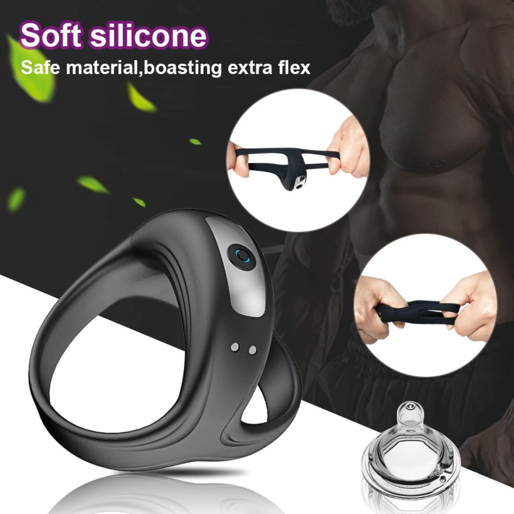 Vibrating Dual Cock Ring - Enhance Your Stamina & Amplify Your 'O's!