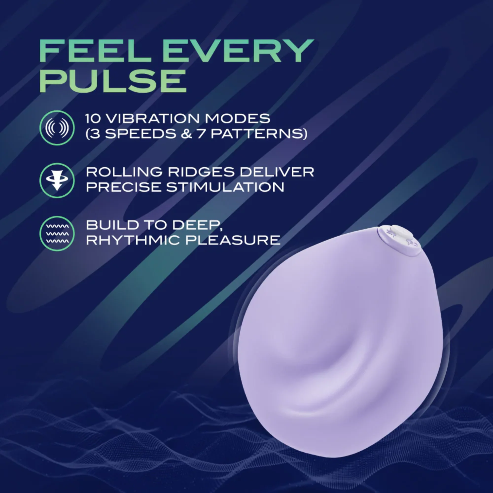 Urself Pulse Pad Rechargeable Silicone Grinder with Remote