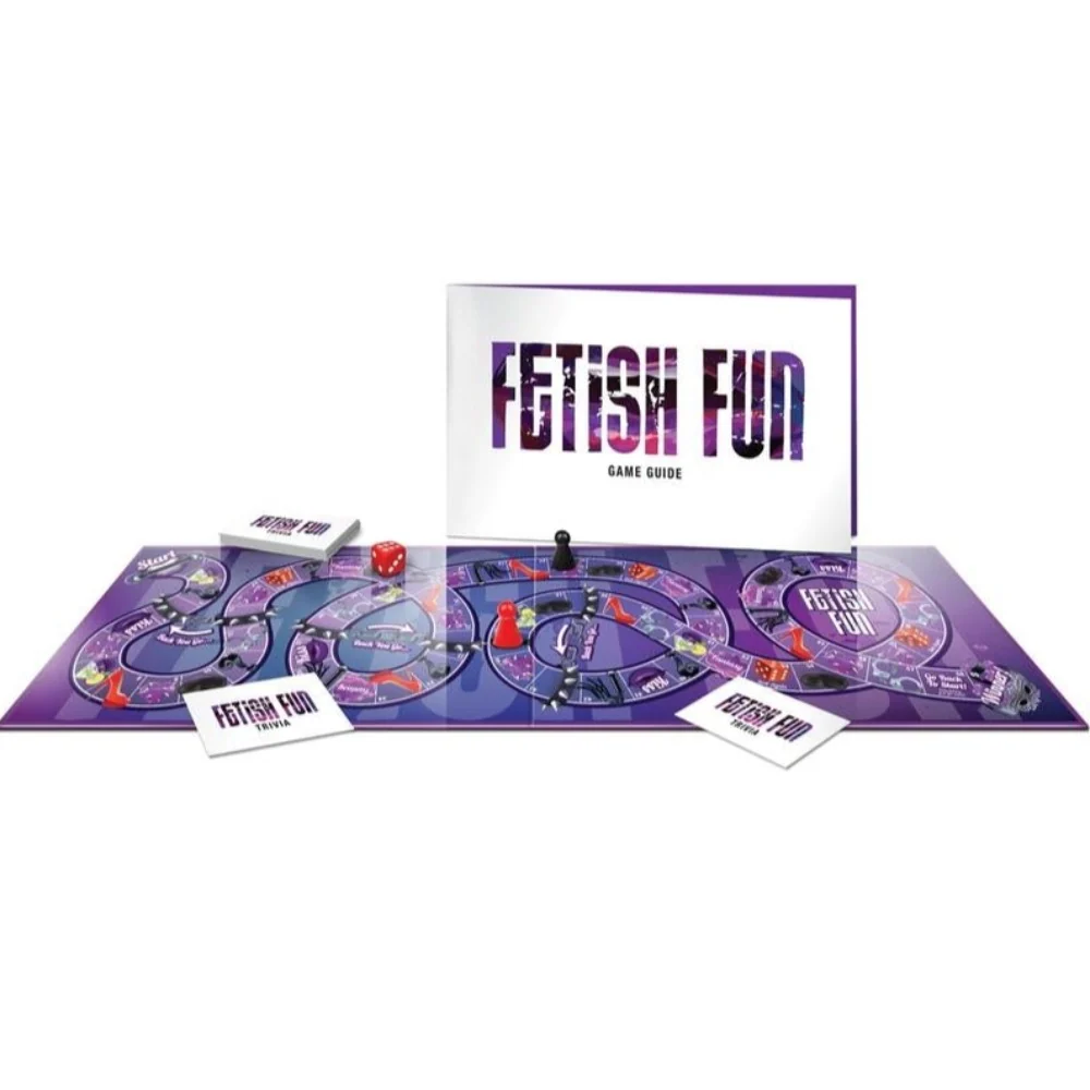 Fetish Fun Kinky Adult Board Game for Role Play and Bondage