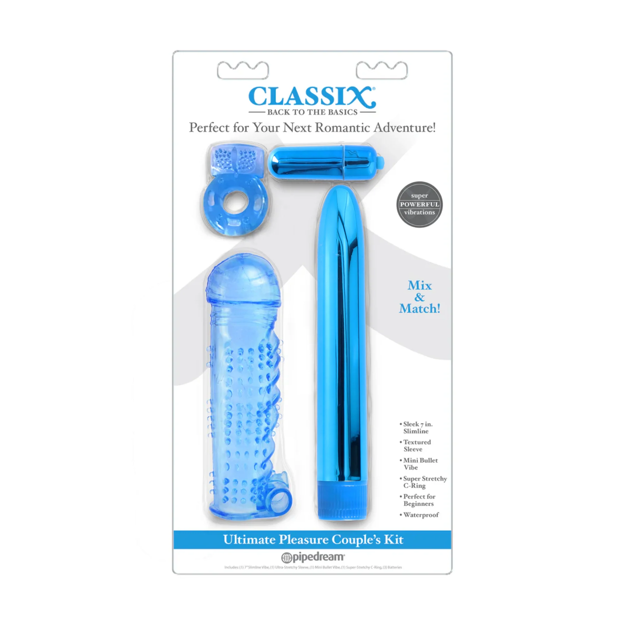 Classix Ultimate Pleasure 4 Piece Couples Kit | Turn Up the Heat and Ignite the Passion!
