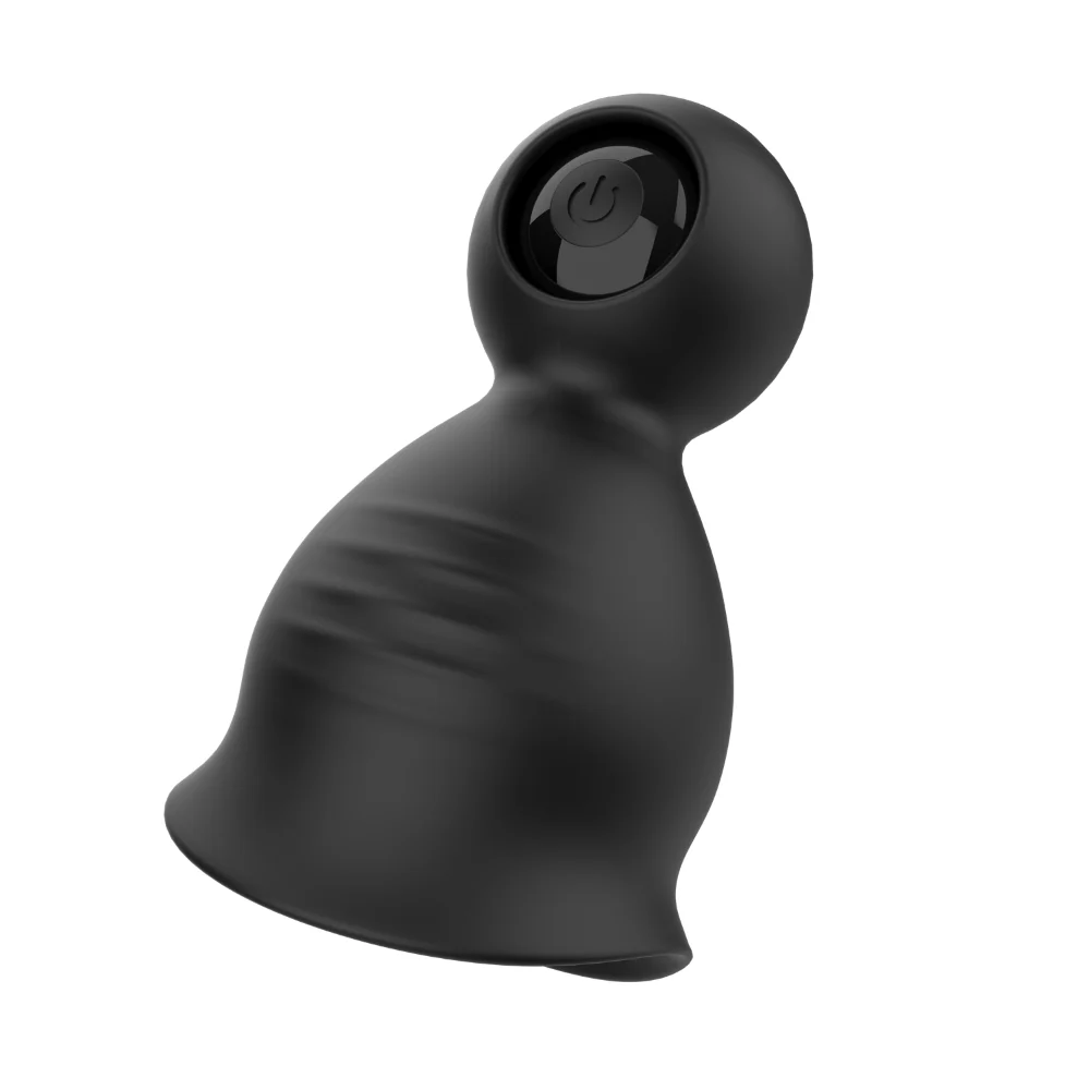 Eros Penis Head Massager with 9 Vibration Modes and Textured Sleeve
