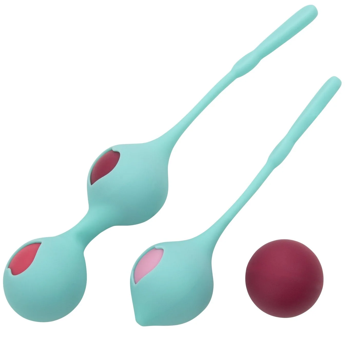 SORA Duo Tone Kegel Ball and Pleasure Ball Exerciser Set with Weighted Balls