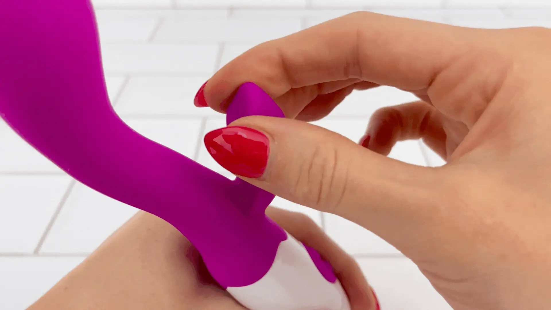 Dual Action Vibrator with Two Motors for Clit and G-Spot