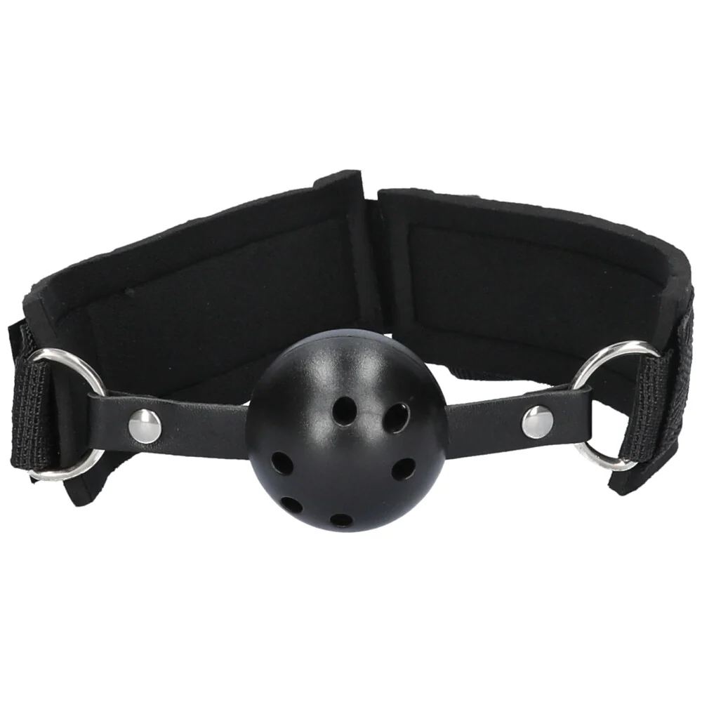 Dark Amour Bondage Restraints with Breathable Ball Gag and Cuffs
