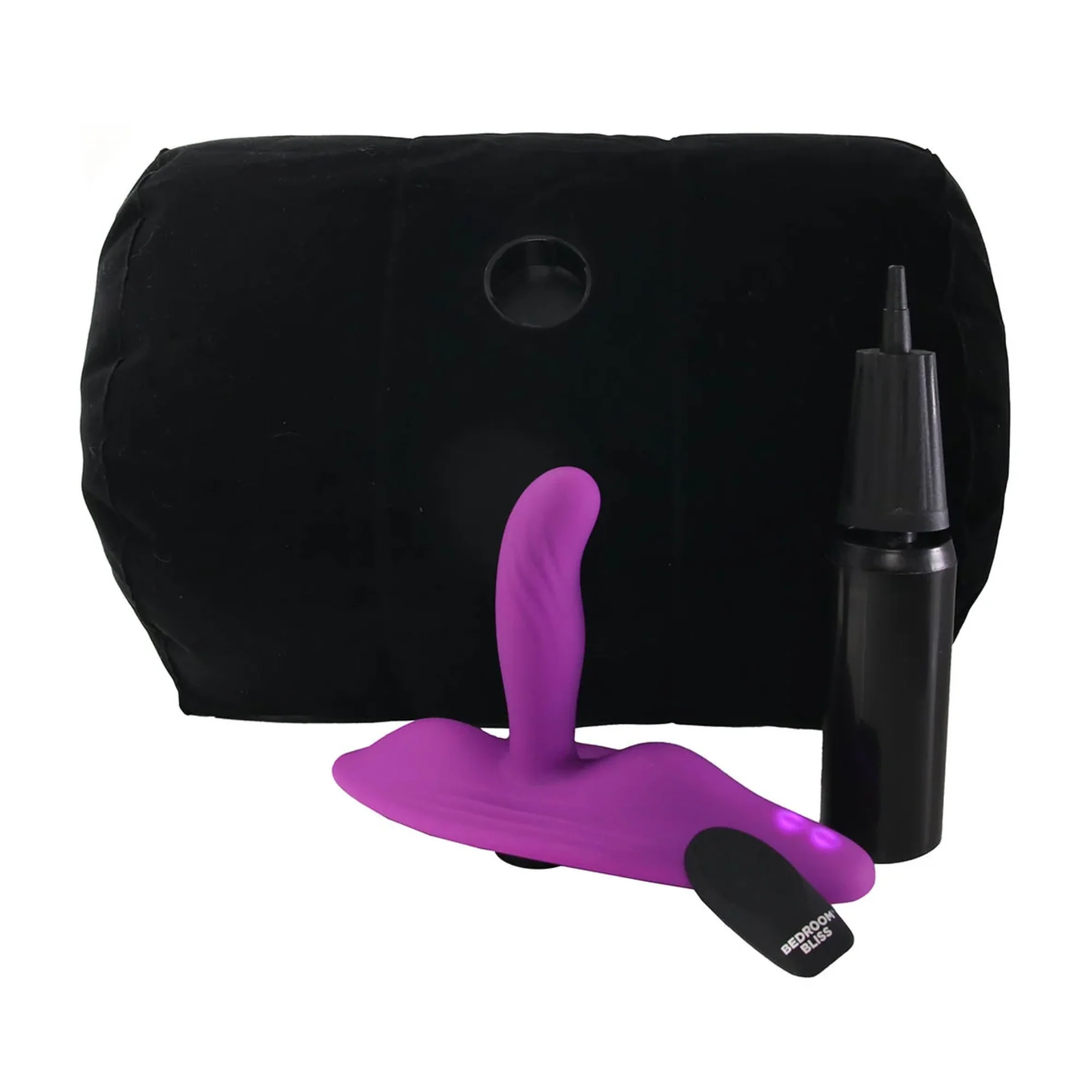 Bedroom Bliss Love Rider Inflatable Cushion with Detachable Vibrating G-Spot Grinder