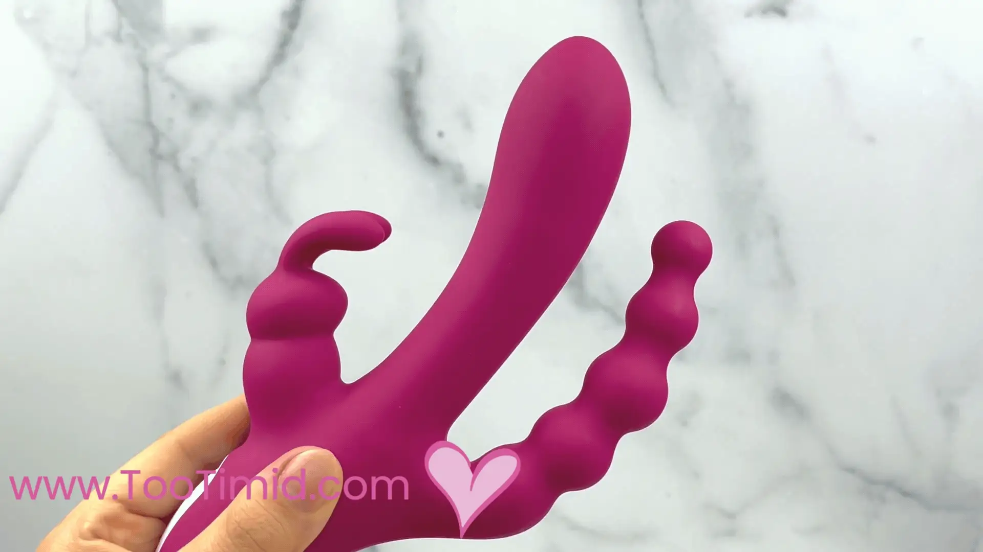 Waterproof Silicone Triple Rabbit Stimulator