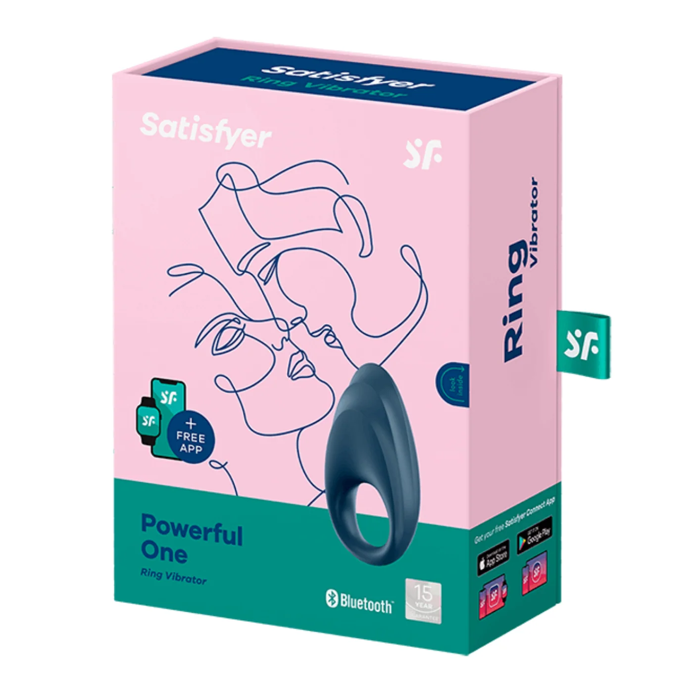 Satisfyer Powerful One 情侣振动阴茎环