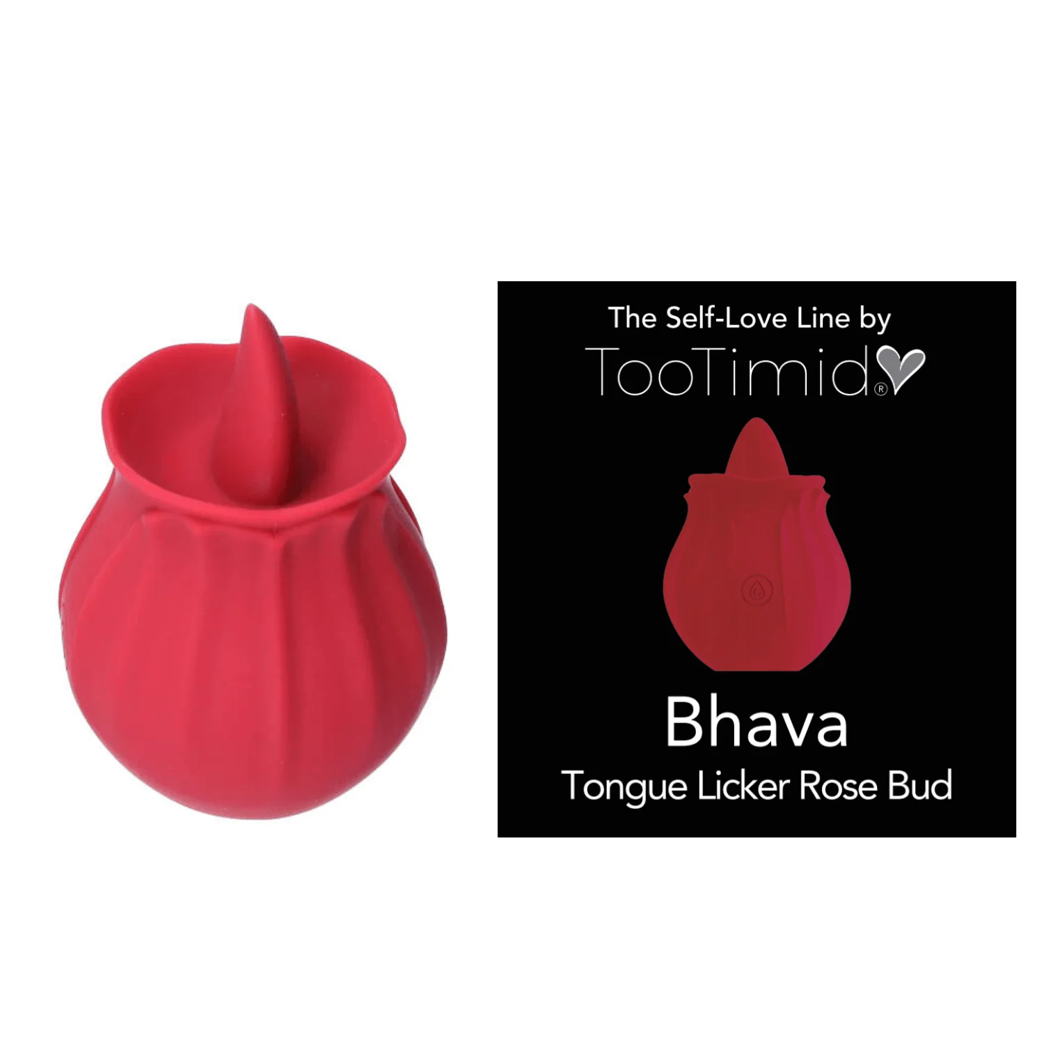 Bhava 充电式弹动舌玫瑰 | 阴蒂舔舐刺激器
